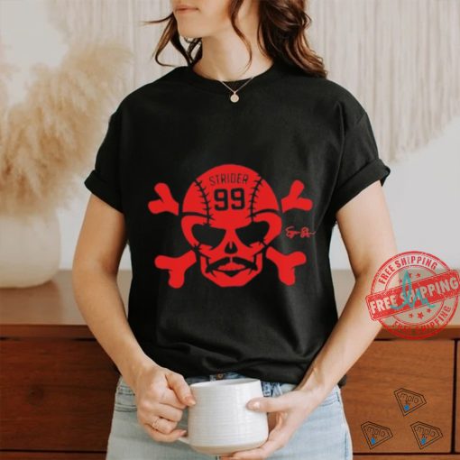 Official Atlanta Braves Max Fried Spencer Strider 99 skull signature shirt