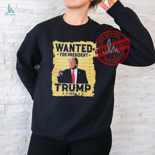 Official Awesome Trump 2024 wanted for president essential 2024 T shirt