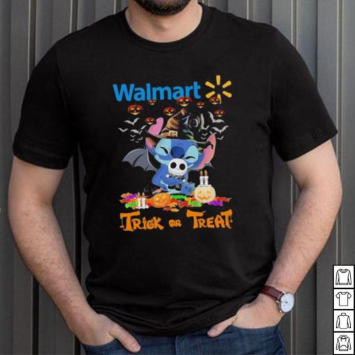 Official Baby Stitch Hug Baby Jack Skellington Walmart Trick Or Treat Halloween 2024 shirt