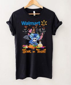 Official Baby Stitch Hug Baby Jack Skellington Walmart Trick Or Treat Halloween 2024 shirt
