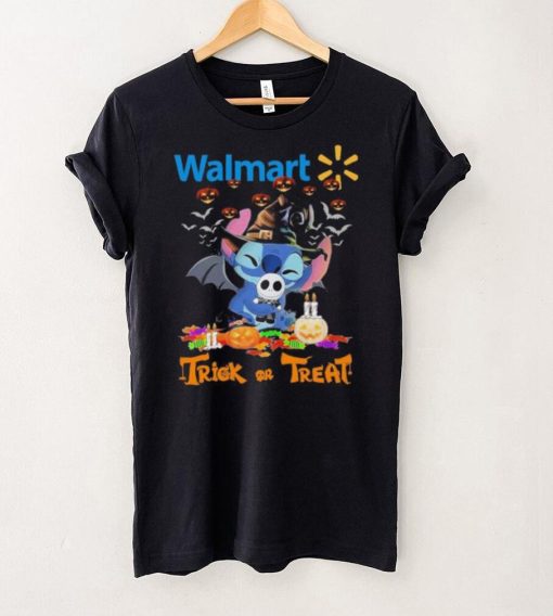 Official Baby Stitch Hug Baby Jack Skellington Walmart Trick Or Treat Halloween 2024 shirt