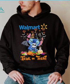 Official Baby Stitch Hug Baby Jack Skellington Walmart Trick Or Treat Halloween 2024 shirt