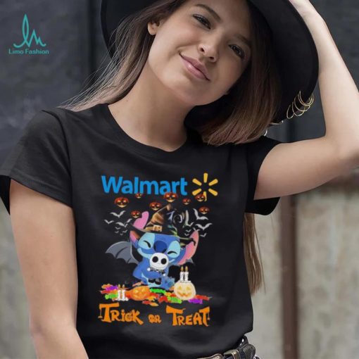 Official Baby Stitch Hug Baby Jack Skellington Walmart Trick Or Treat Halloween 2024 shirt