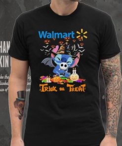 Official Baby Stitch Hug Baby Jack Skellington Walmart Trick Or Treat Halloween 2024 shirt