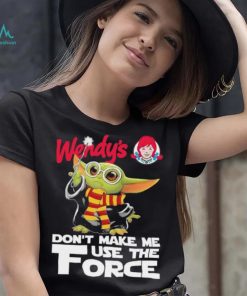 Official Baby Yoda Wendy’s don’t make me use the Force shirt