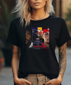 Official Baltimore Ravens vs Kansas City Chiefs 2024 AFC Championship Rematch Kickoff Game Shirt