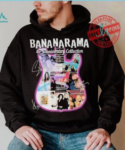 Official Bananarama 45th Anniversary Collection Signatures shirt