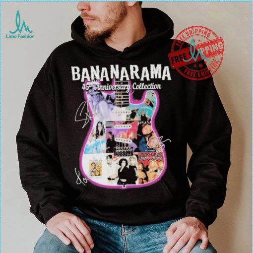 Official Bananarama 45th Anniversary Collection Signatures shirt