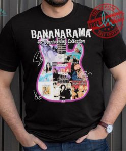 Official Bananarama 45th Anniversary Collection Signatures shirt