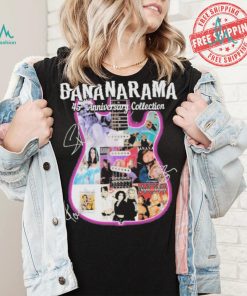 Official Bananarama 45th Anniversary Collection Signatures shirt