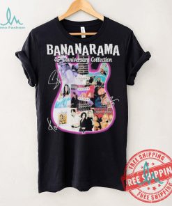 Official Bananarama 45th Anniversary Collection Signatures shirt