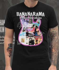 Official Bananarama 45th Anniversary Collection Signatures shirt