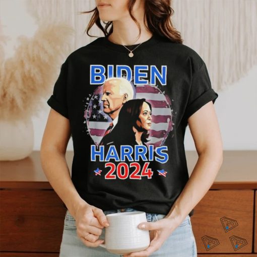 Official Biden And Harris For 2024 Democratics Election Biden Out Harris In Became American President T shirt