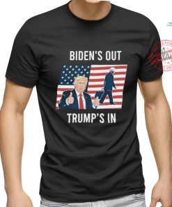 Official Biden Out Of Race Out Of The Election Ship From Us T shirt