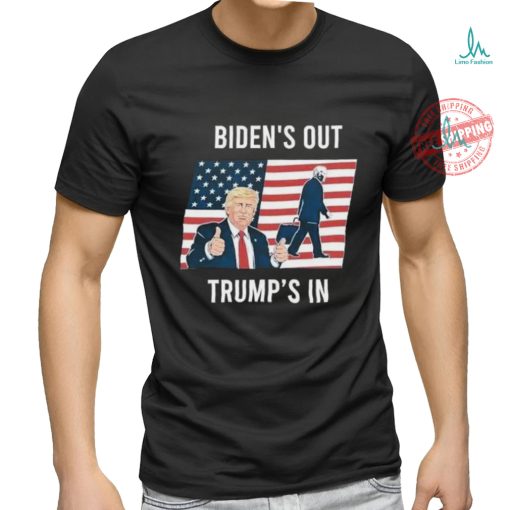 Official Biden Out Of Race Out Of The Election Ship From Us T shirt