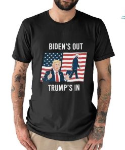 Official Biden Out Of Race Out Of The Election Ship From Us T shirt