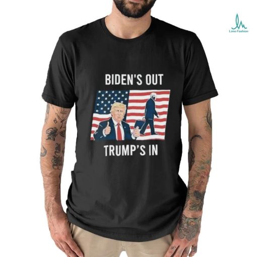 Official Biden Out Of Race Out Of The Election Ship From Us T shirt