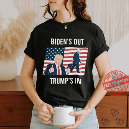 Official Biden Out Of Race Out Of The Election Ship From Us T shirt