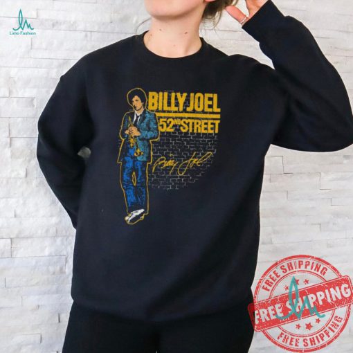 Official Billy Joel 52nd Street Signature t shirt