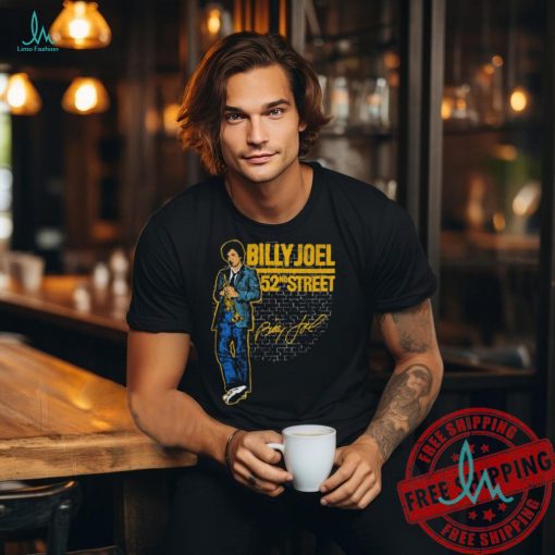 Official Billy Joel 52nd Street Signature t shirt