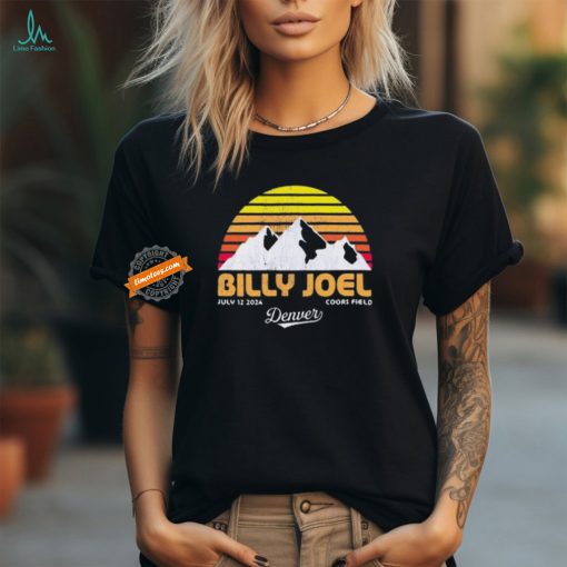 Official Billy Joel 7 12 2024 Coors Field Denver CO Shirt