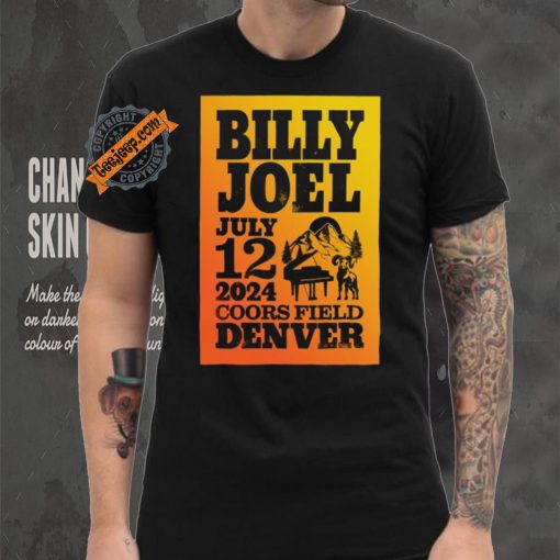 Official Billy Joel 7 12 24 Denver Event Poster Shirt