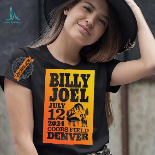 Official Billy Joel 7 12 24 Denver Event Poster Shirt