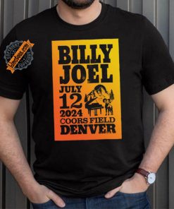 Official Billy Joel 7 12 24 Denver Event Poster Shirt