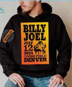 Official Billy Joel 7 12 24 Denver Event Poster Shirt