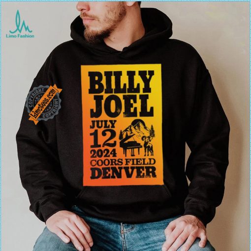Official Billy Joel 7 12 24 Denver Event Poster Shirt