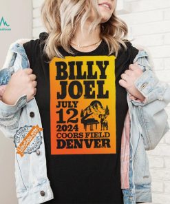 Official Billy Joel 7 12 24 Denver Event Poster Shirt