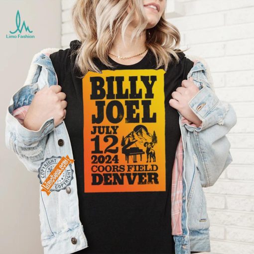 Official Billy Joel 7 12 24 Denver Event Poster Shirt