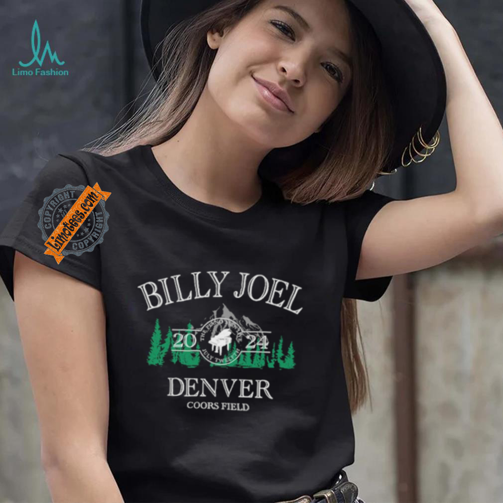 Official Billy Joel 7 12 24 Denver Piano Event Coors Field T Shirt Official Billy Joel 7 12 24 Denver Piano Event Coors Field T Shirt
