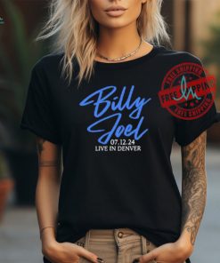 Official Billy Joel 7 12 24 Denver Set List T Shirt