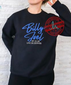 Official Billy Joel 7 12 24 Denver Set List T Shirt