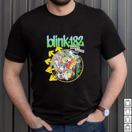 Official Blink 182 At Glendale, Arizona July 2, 2024 Tour Shirt