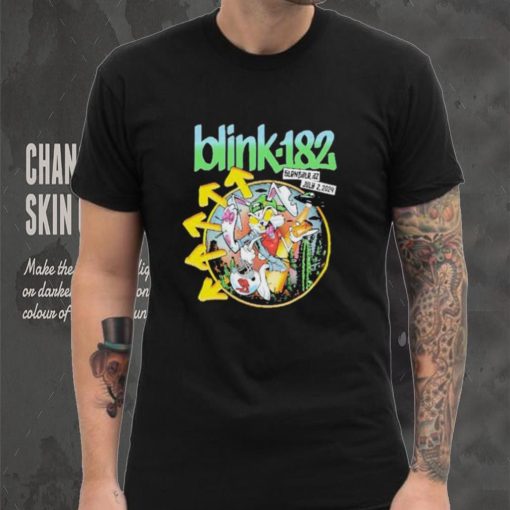 Official Blink 182 At Glendale, Arizona July 2, 2024 Tour Shirt