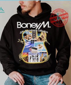 Official Boney M 50th Anniversary Collection Signatures shirt