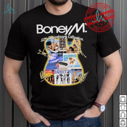 Official Boney M 50th Anniversary Collection Signatures shirt