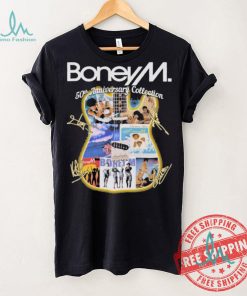 Official Boney M 50th Anniversary Collection Signatures shirt