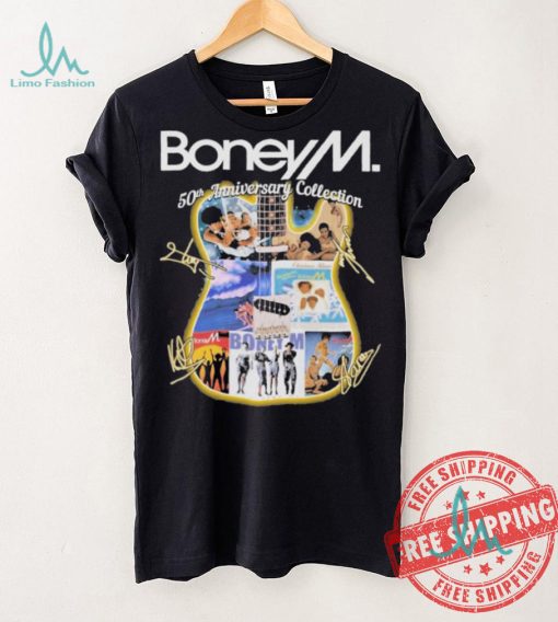 Official Boney M 50th Anniversary Collection Signatures shirt