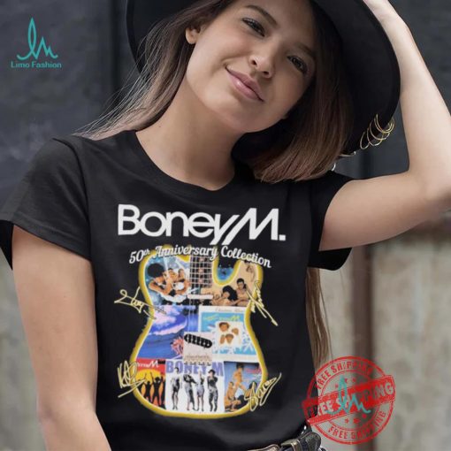 Official Boney M 50th Anniversary Collection Signatures shirt