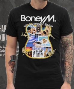 Official Boney M 50th Anniversary Collection Signatures shirt