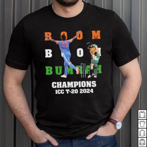 Official Boom Boom Bumrah Champions ICC T 20 2024 shirt
