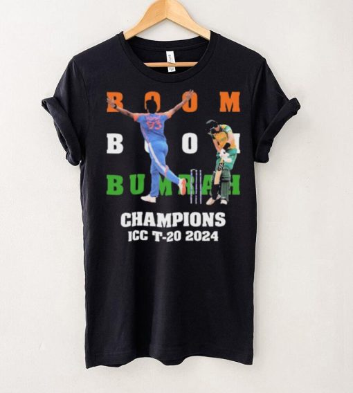 Official Boom Boom Bumrah Champions ICC T 20 2024 shirt