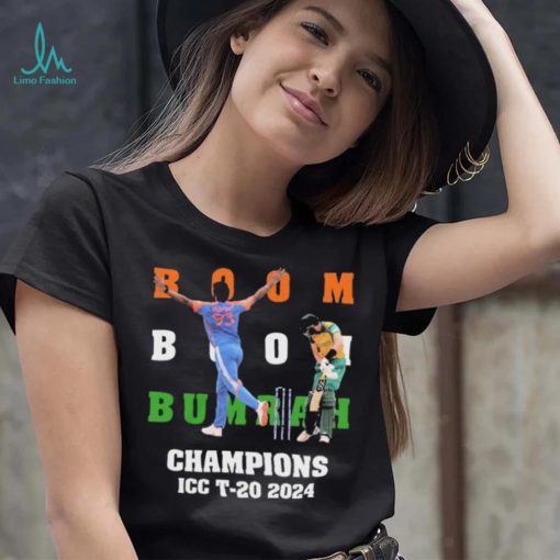 Official Boom Boom Bumrah Champions ICC T 20 2024 shirt