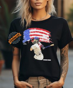 Official Brandon Marsh Philadelphia Phillies American flag swing shirt