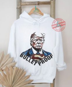 Official Bullet proof Donald Trump superman T shirt