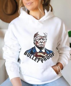 Official Bullet proof Donald Trump superman T shirt