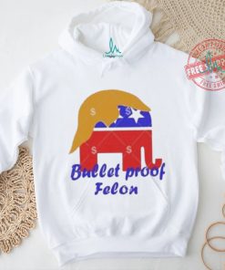 Official Bullet proof felon Trump 2024 T shirt